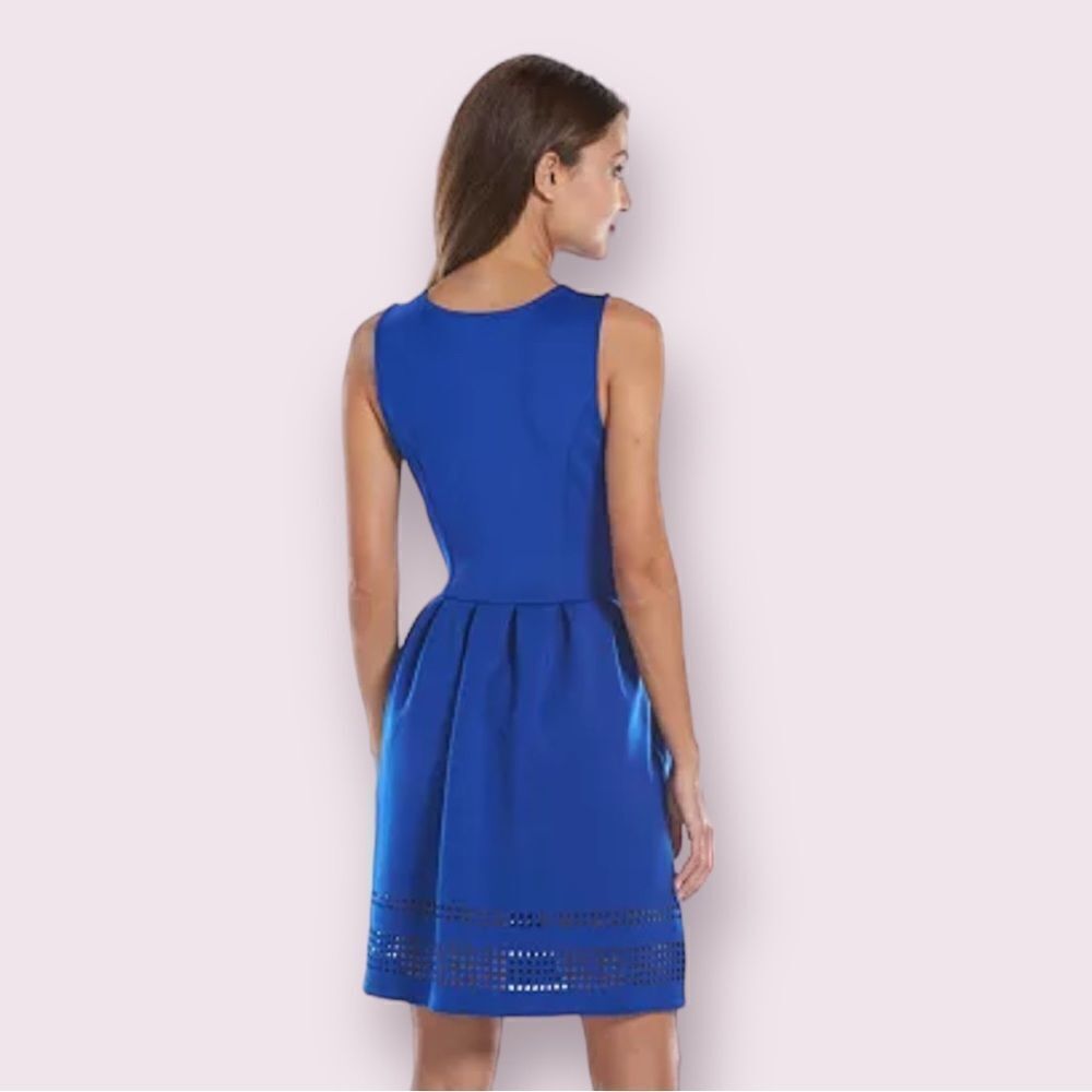 Apt. 9 | Women's Laser-Cut Fit & Flare Scuba Dress - Picture 2 of 8